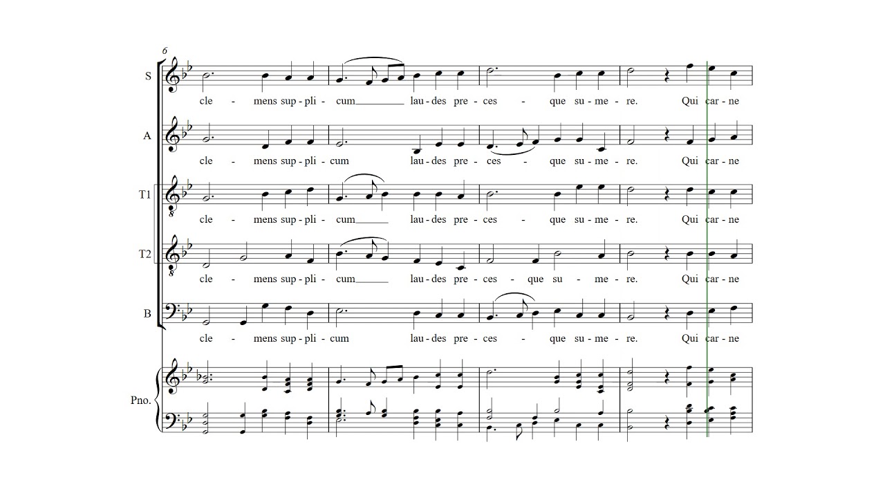 O Nata Lux (Tallis) - Tenor 2