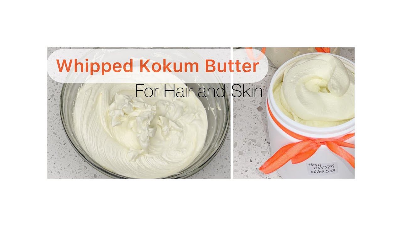 D.I.Y.Whipped Kokum Butter||for hair and skin #sheabutter #naturalhair