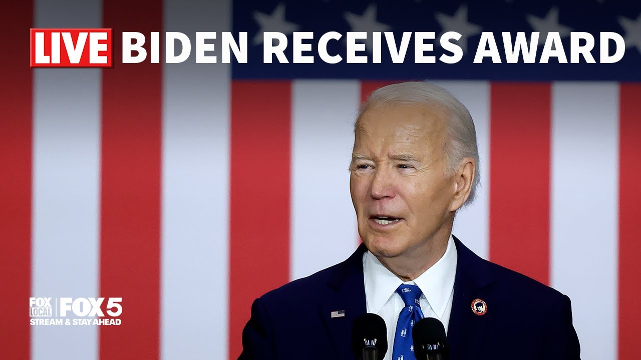 LIVE: Fmr. President Biden receives award at LGBTQ+ Victory Institute's DC conference | FOX 5 DC