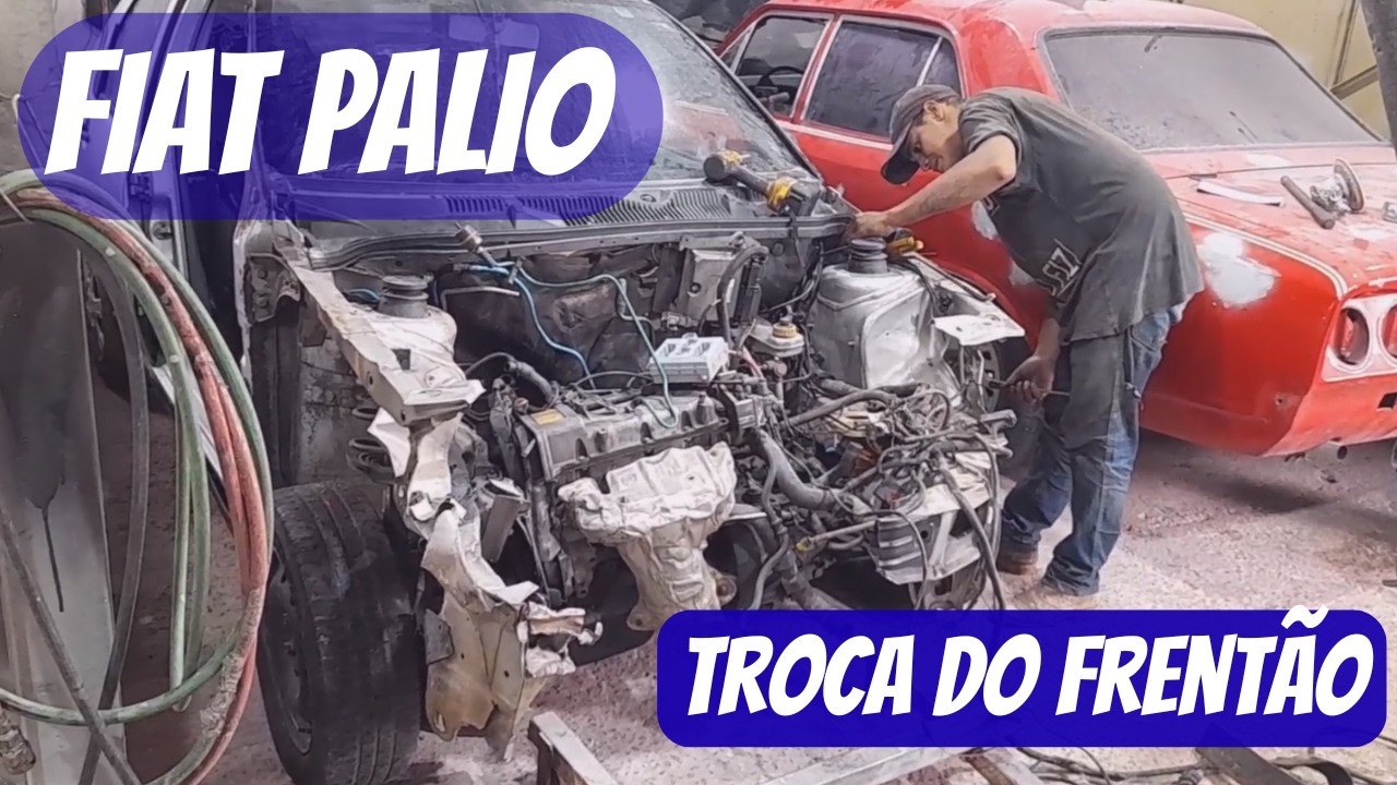 FIAT PALIO 2005 TROCA DO FRENTÃO !