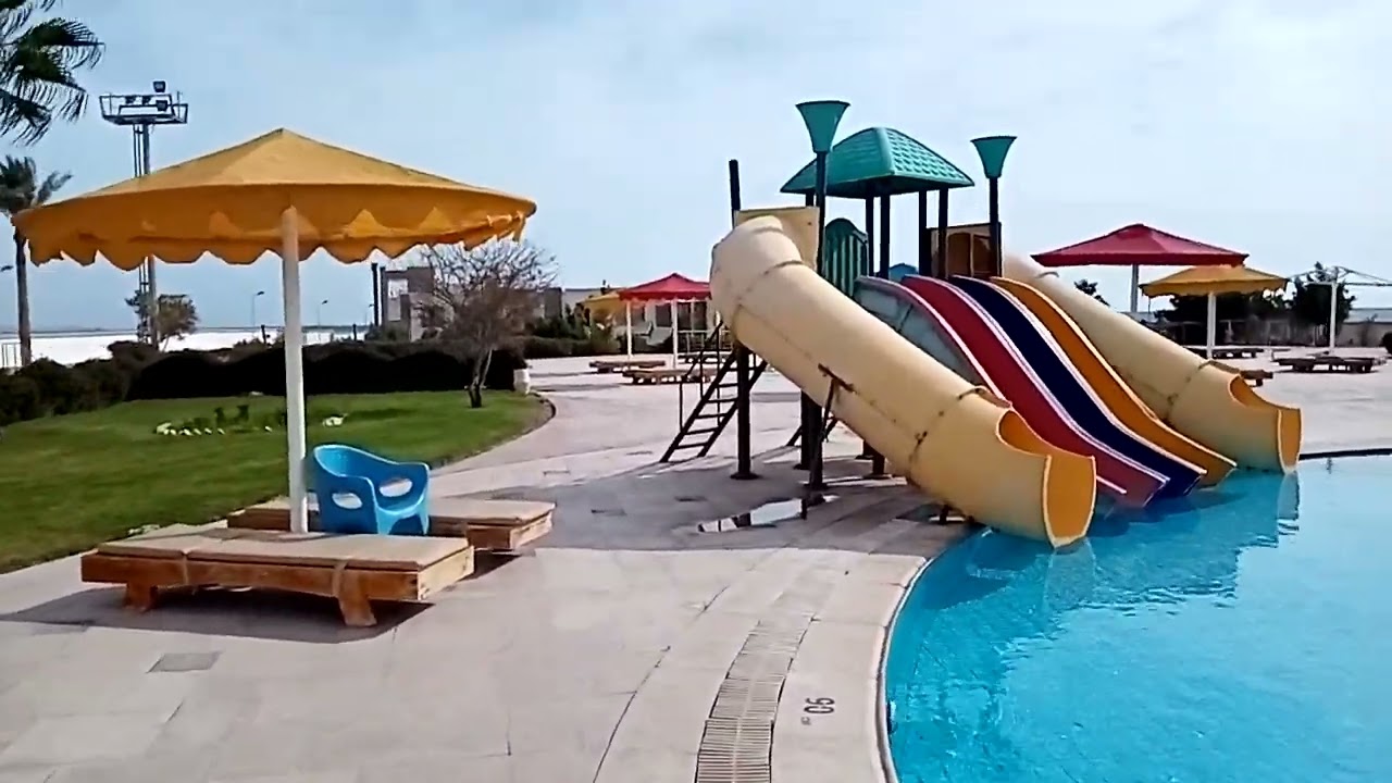 Обзор территории отеля New Eagles Resort AquaPark. Египет, Хургада, Декабрь 2025 г.