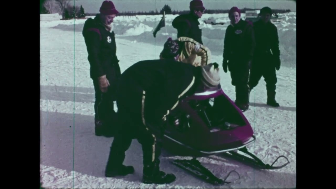 Vintage Film Rupp Snowmobile Prom Film Winners Win