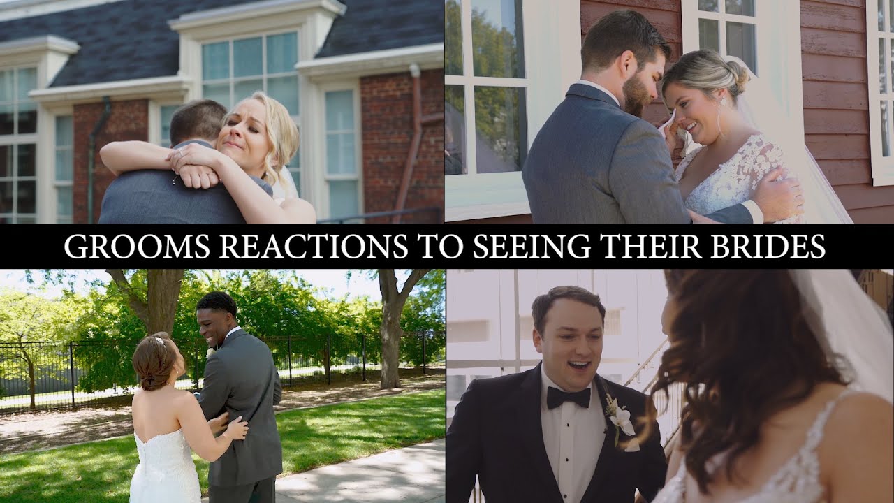 Grooms Reactions to seeing Their Brides