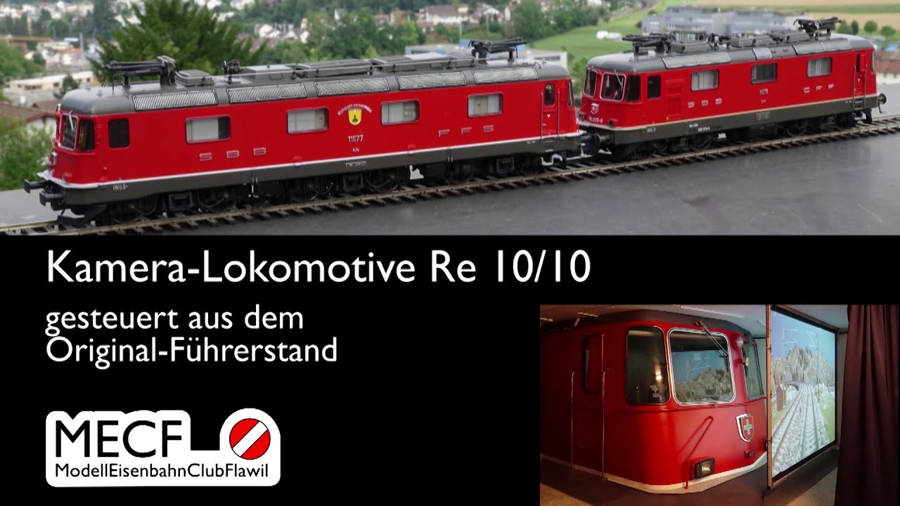 Kamera-Lokomotive Re 10/10