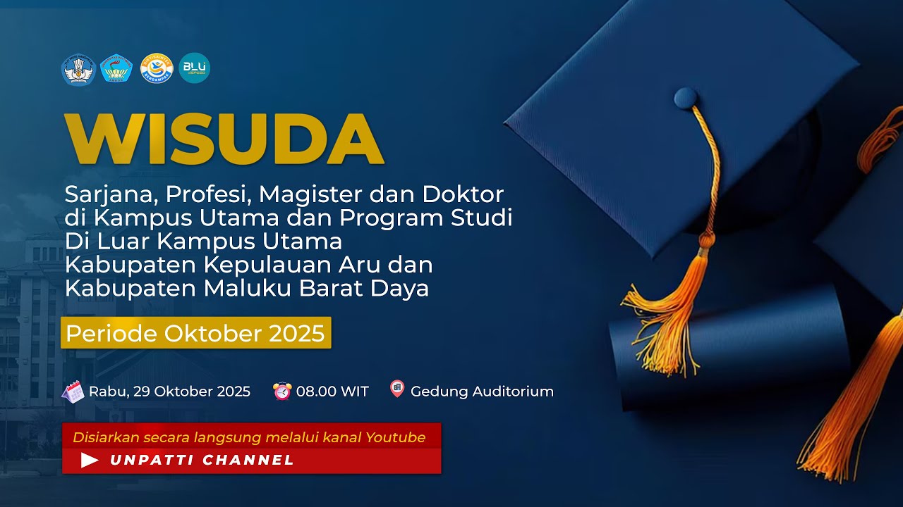 Wisuda Universitas Pattimura Periode Oktober 2025