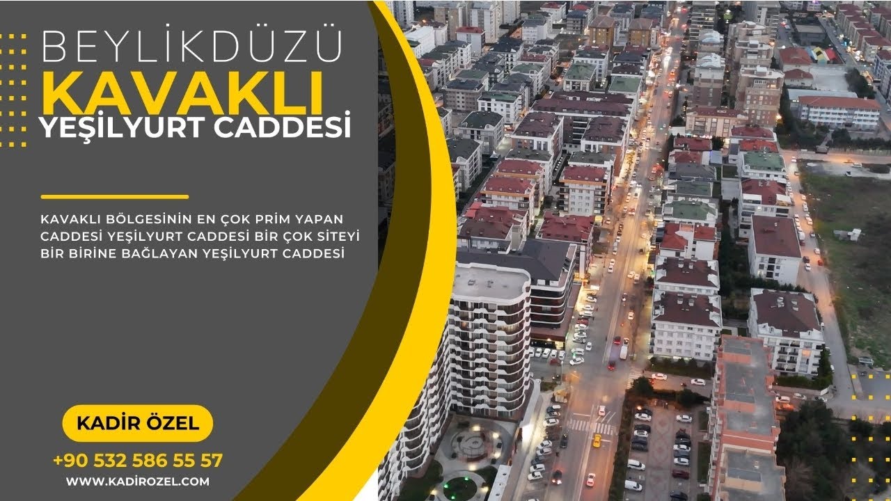 Beylikdüzü Kavaklı Yeşilyurt Caddesi