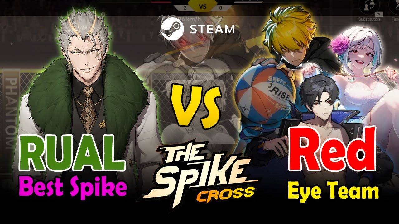 This is how to play Raul VS Red Eye Team - Full Gameplay!! The Spike Volleyball Cross!!