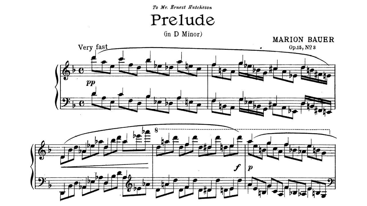 Marion Bauer - Six Preludes, Op. 15