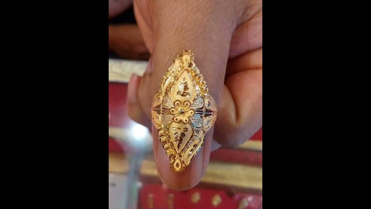 My 🔥huge traditional rings 💍 collection 😘by Tanishq | Gold jewellery | 