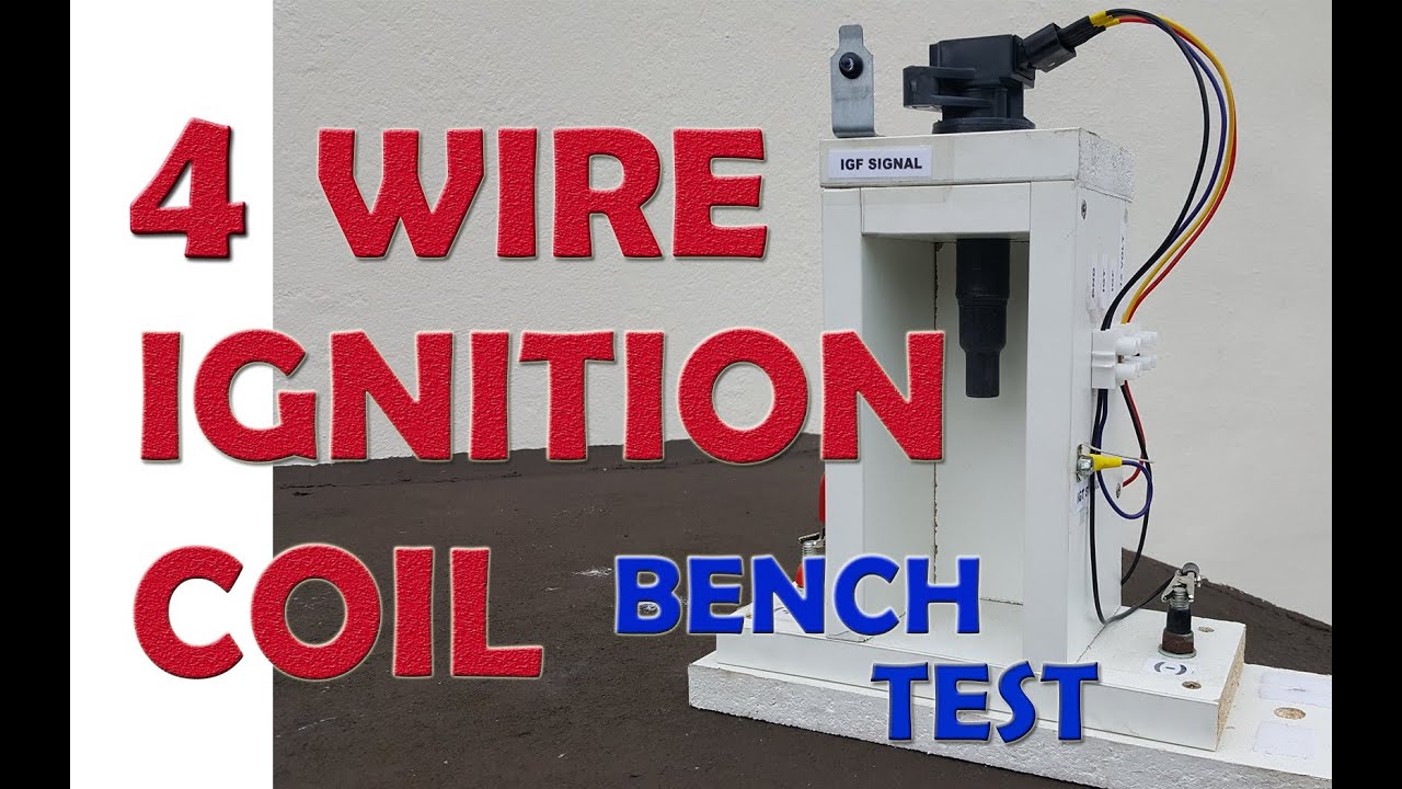 HOW TO BENCH TEST A 4 WIRE IGNITION COIL (TOYOTA COROLLA OR TOYOTA YARIS)