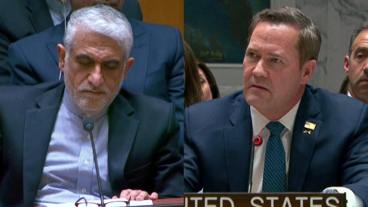 Watch the moment Mike Waltz savages Iran’s UN ambassador after being told to ‘behave’