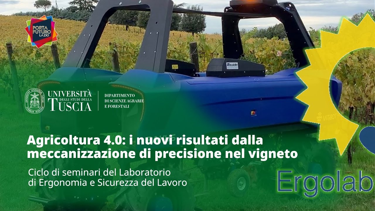 🖥️ WEBINAR | AGRICOLTURA 4.0: I NUOVI RISULTATI DELLA MECCANIZZAZIONE DI PRECISIONE NEL VIGNETO