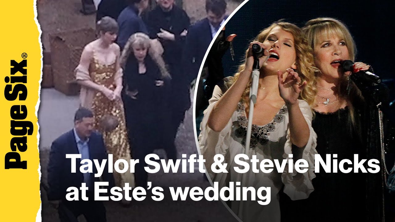 Taylor Swift rings in 2026 with Stevie Nicks at Este Haim's New Year's Eve wedding