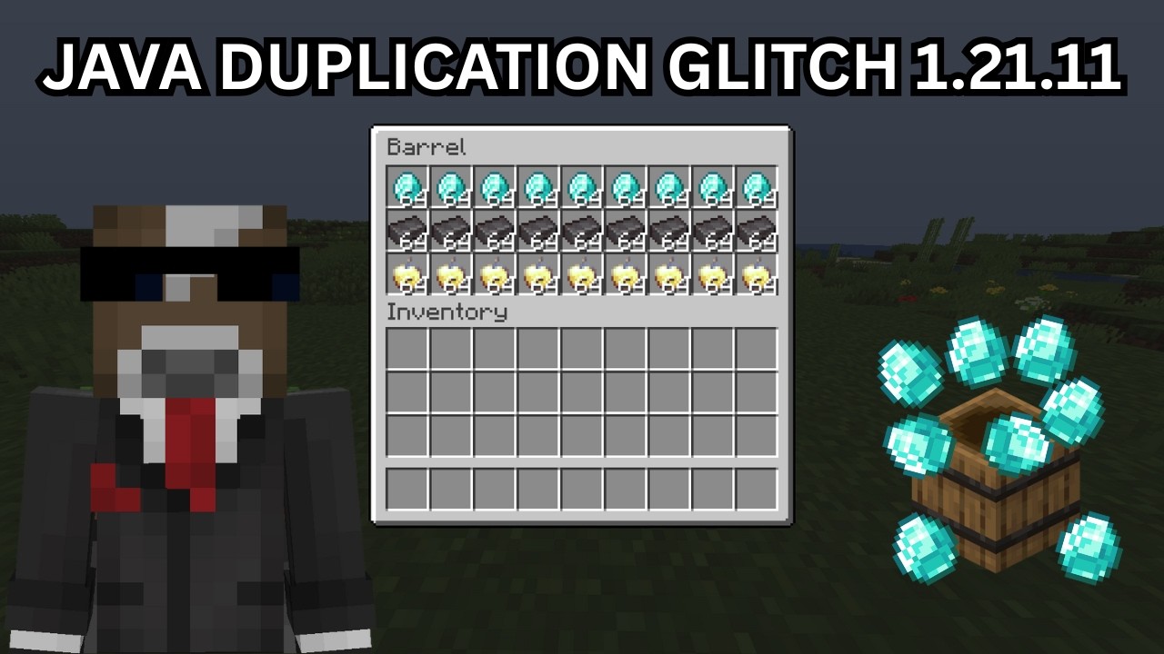 EASIEST JAVA DUPLICATION GLITCH 1.21.11