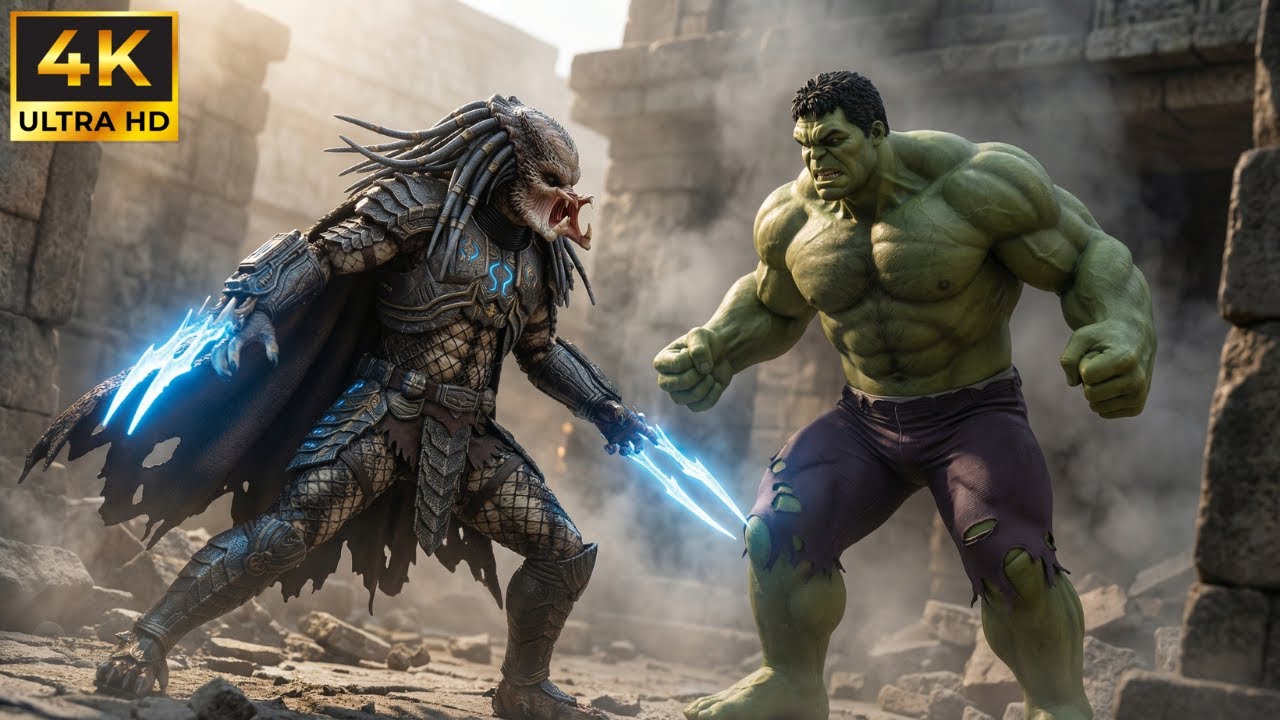 Hulk vs King Predator | Legendary Battle in the Mayan Jungle