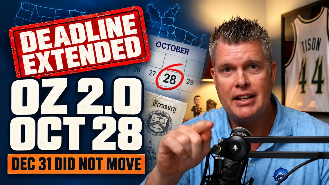 Opportunity Zone Deadline Extended to Oct 28: What Changed and What Didn't