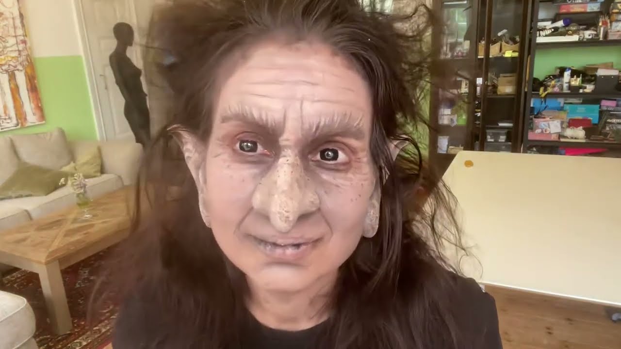 Troll specialeffektsmakeup -  Tutorial - instruktionsvideo för nybörjare / teatersmink för scen