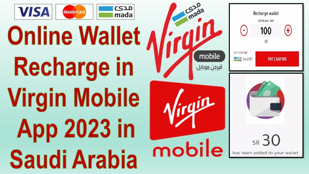 How to do wallet recharge in virgin mobile application 2023 in Saudi Arabia II virgin Mobile Saudi