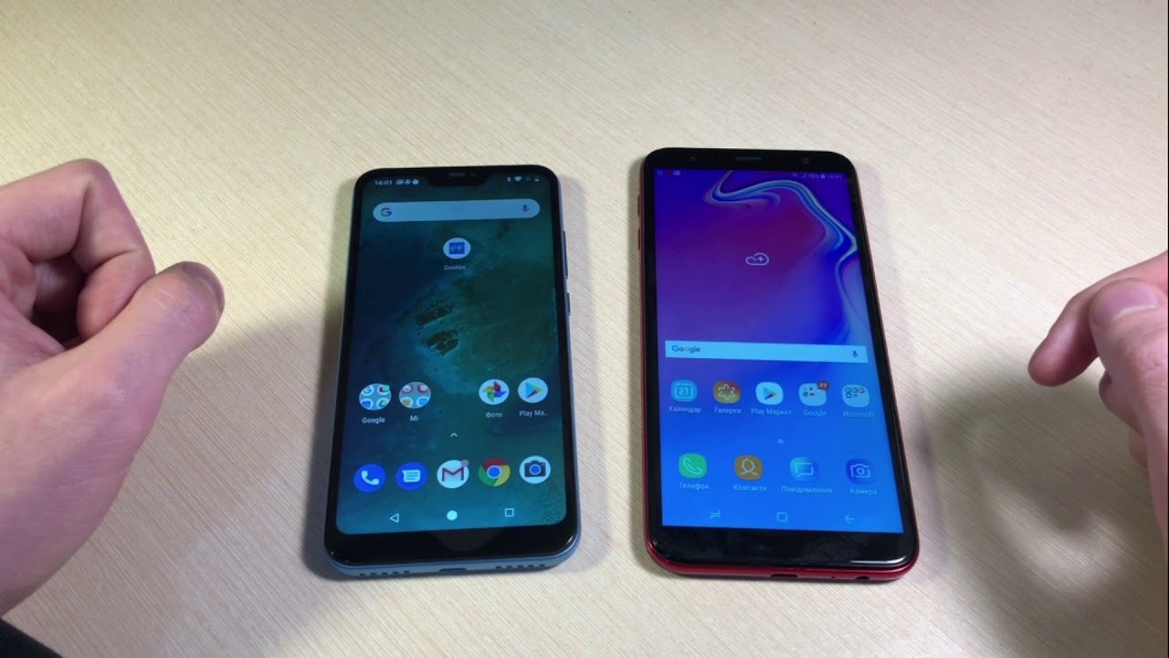 Xiaomi Mi A2 Lite vs Samsung Galaxy J6+ 2018
