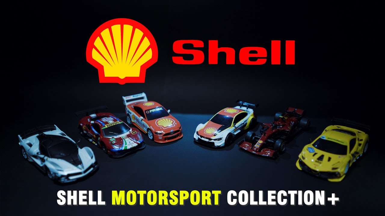 Ford Mustang GT and BMW M4 SHELL MOTORSPORT COLLECTION машинки с АЗС Shell