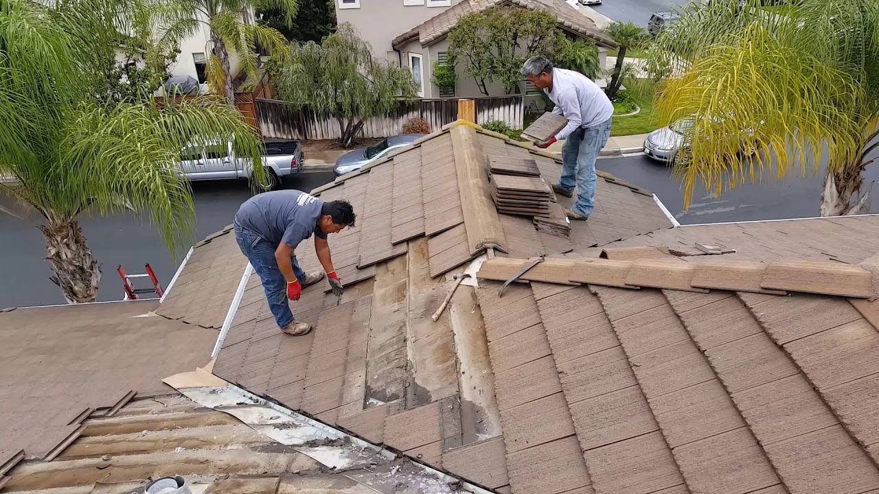 Tile Roof Leak Repair in Rancho Santa Margarita, Ca by South County Roofing.