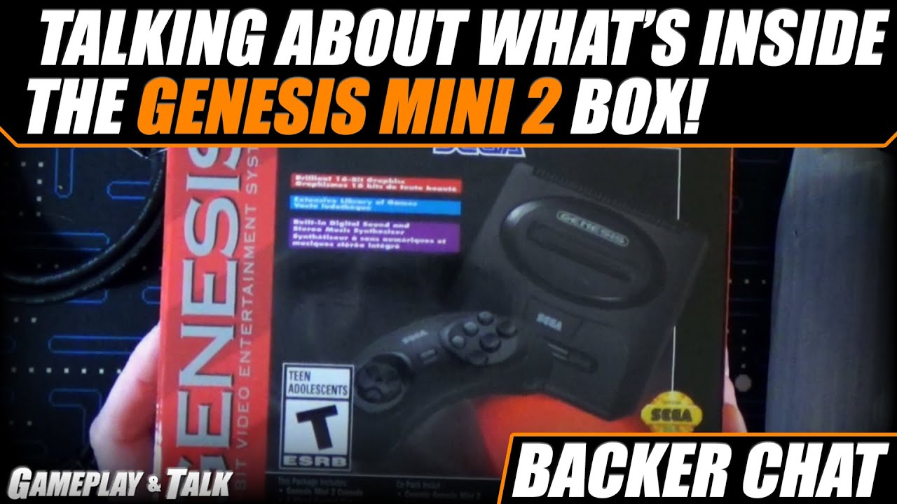 Talking About the Sega Genesis Mini 2 Packaging (What's inside the box!) - Backer Chat #2