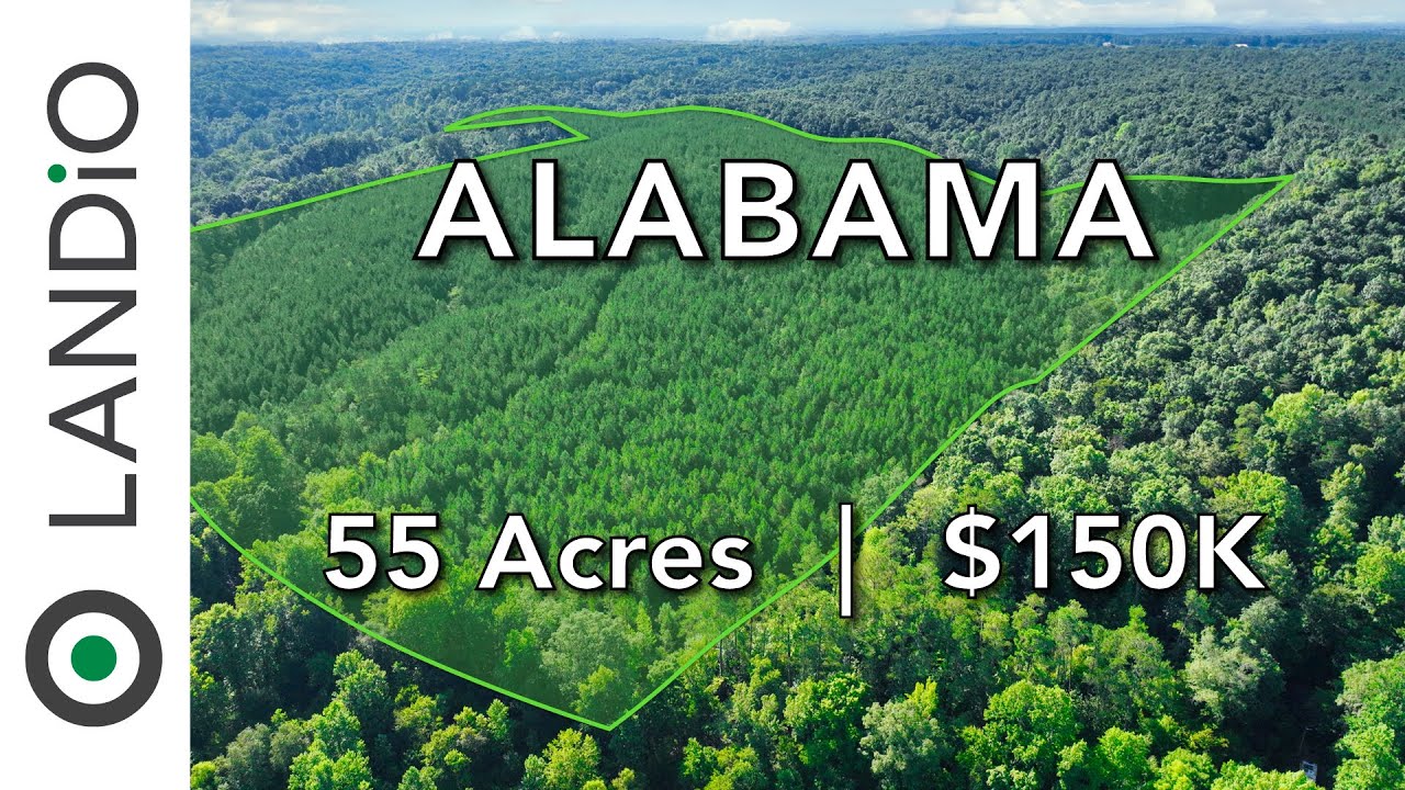 LANDIO • SOLD • 55 Acres of Alabama Land for Sale with Power & Water