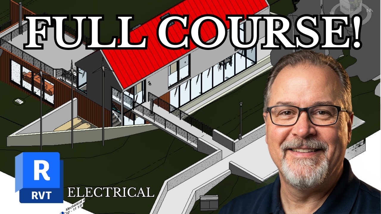 Best REVIT MEP FREE Full Course for Beginners with DOWNLOAD! Revit Electrical