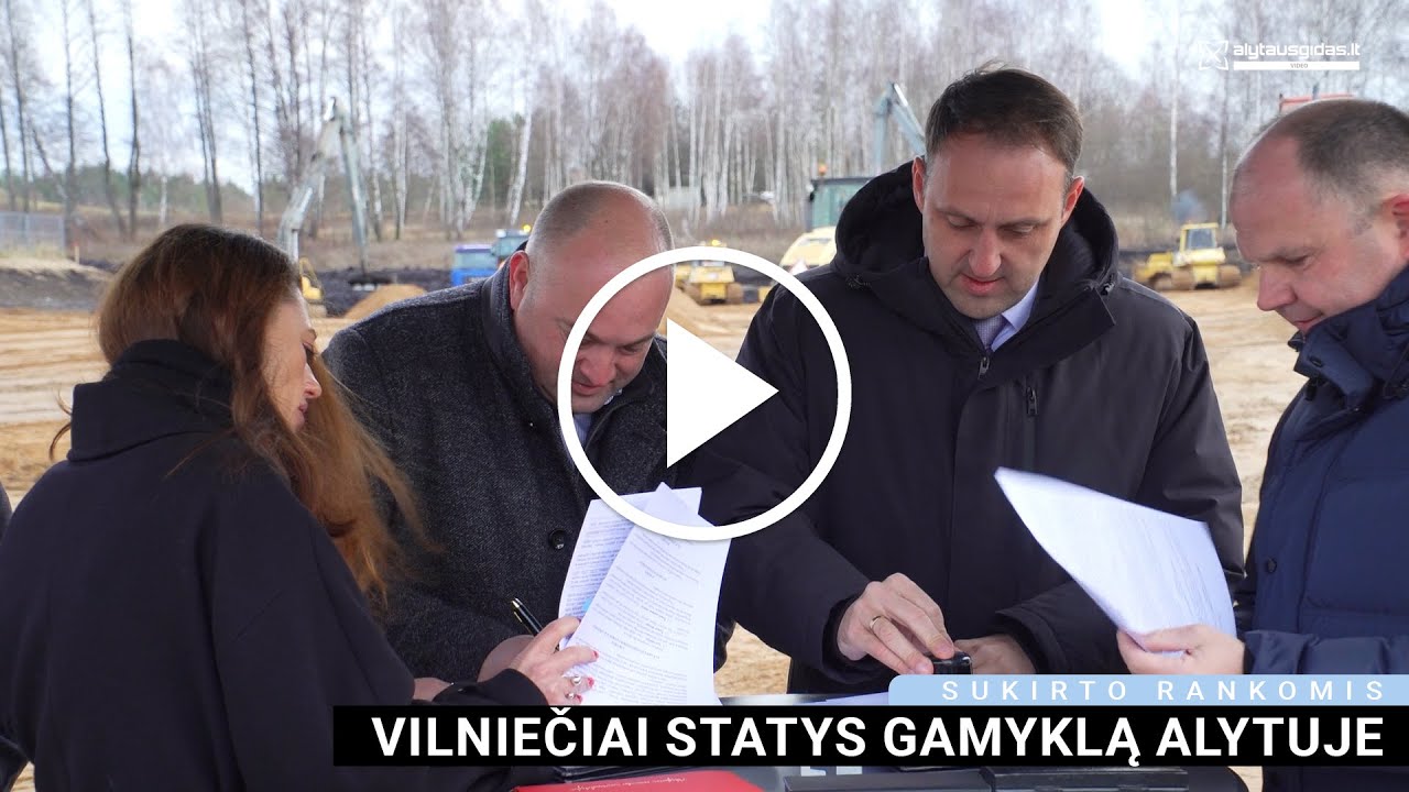 Vilniečiai statys gamyklą Alytuje