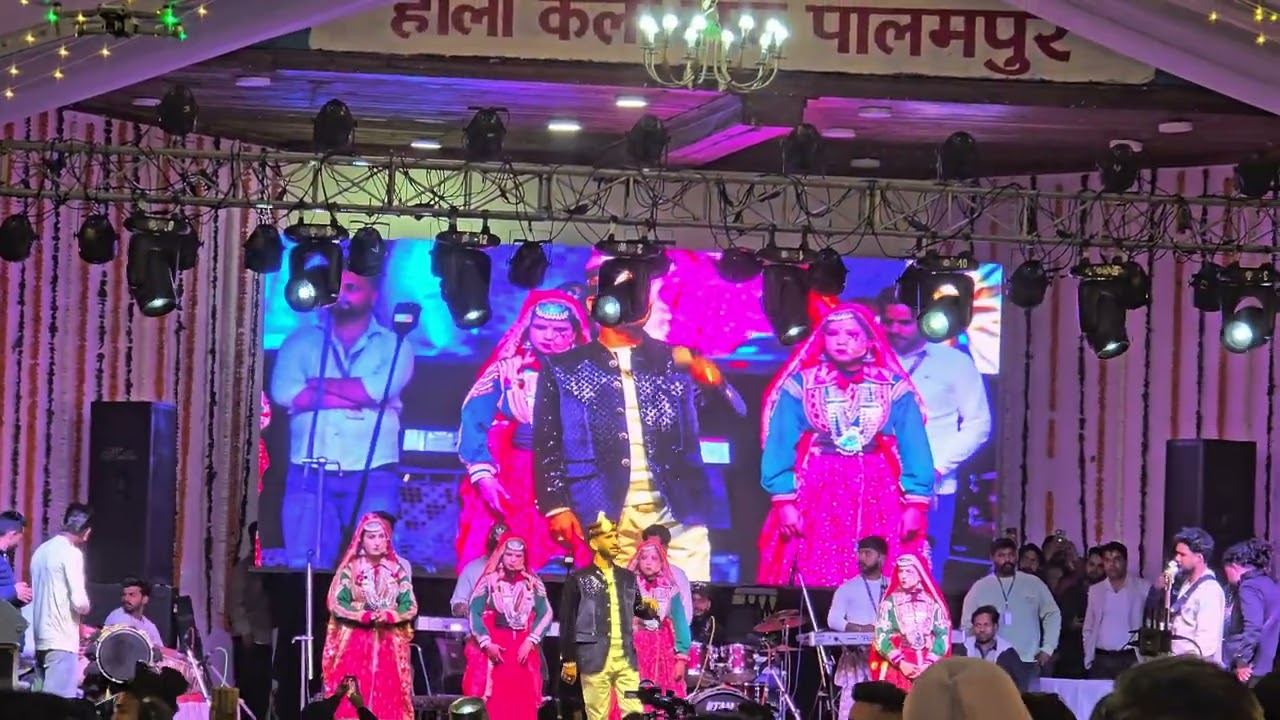 Palampur  Holi mahotsav  show night Ishant Bhardwaj 