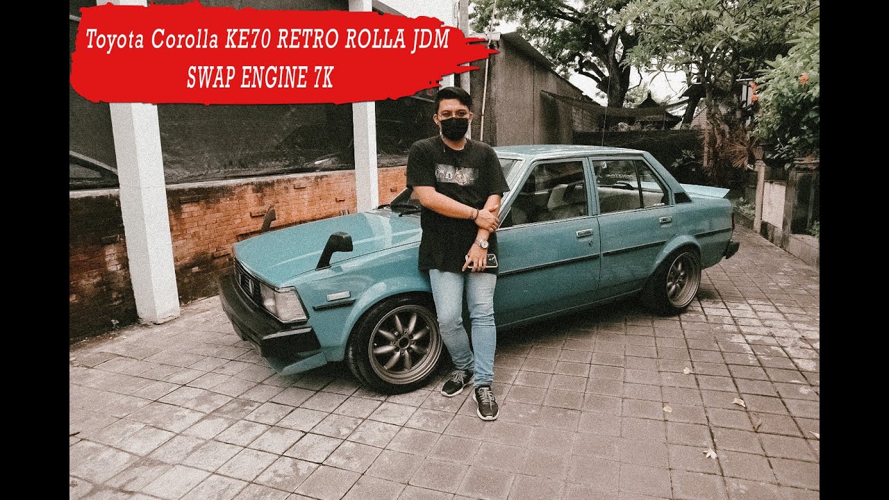 REVIEW TOYOTA COROLLA DX KE70 TAHUN 1983 | SWAP ENGINE 7K | REVIEW INDONESIA