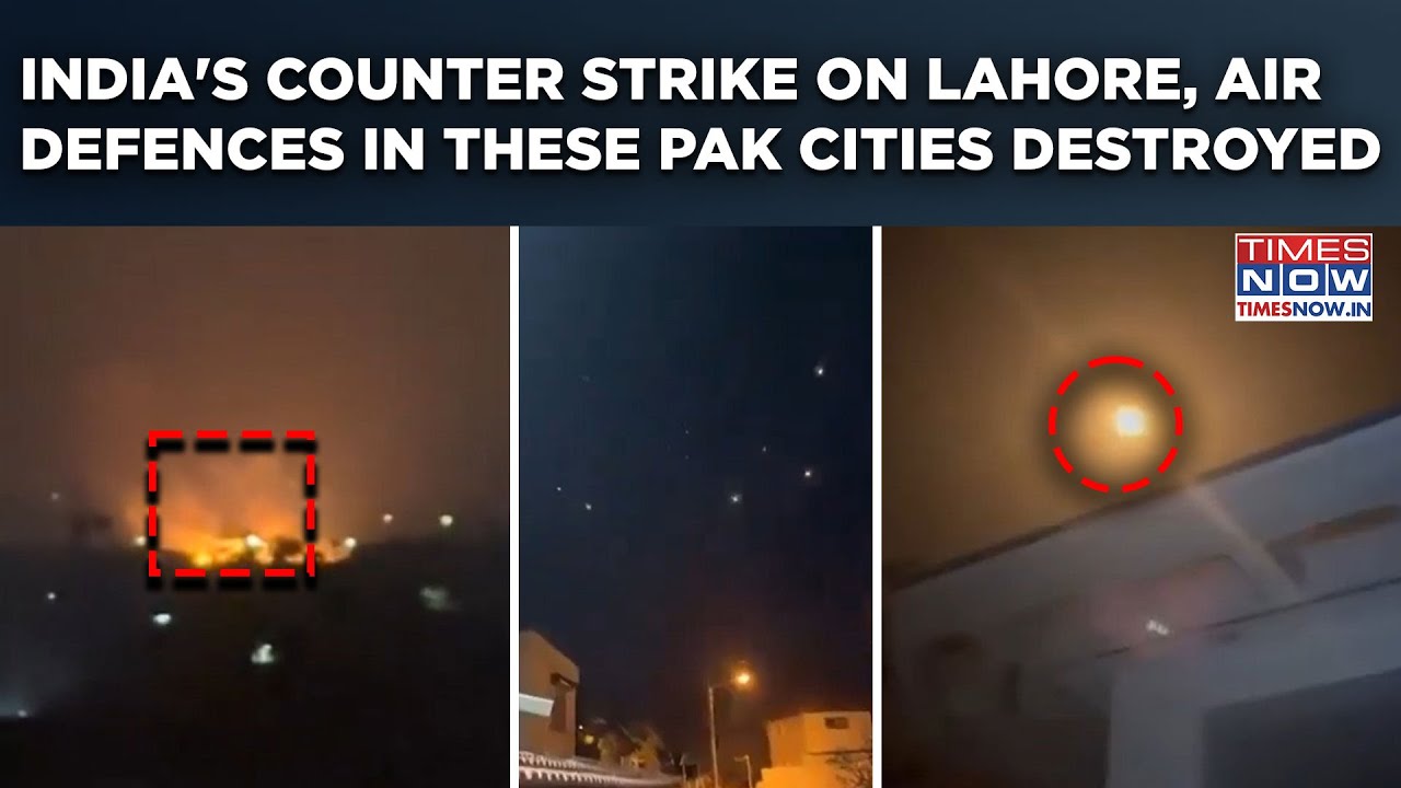 Pakistan Escalates, India Retaliates: Lahore Hit Again| Air Defences Of These Pak Cities Destroyed