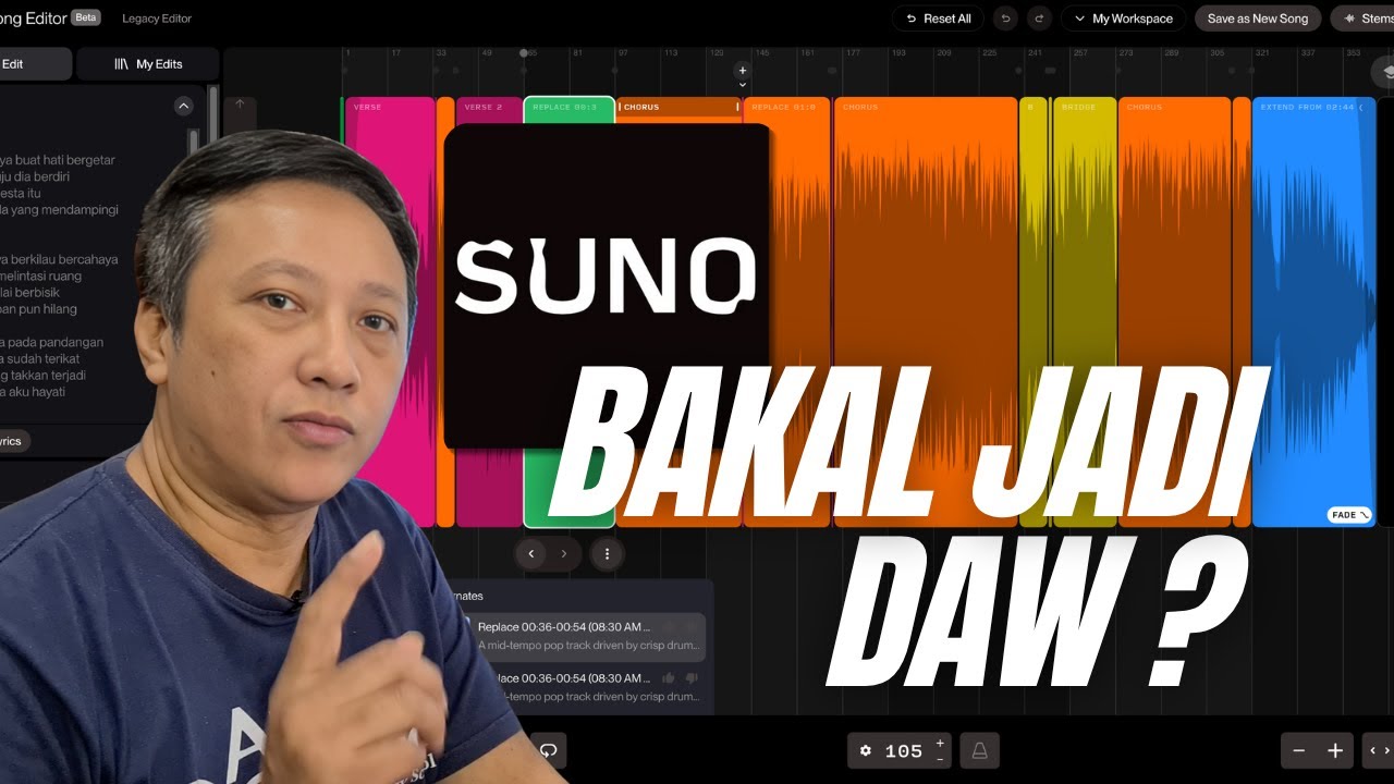 Suno 4.5 Bawa Fitur DAW ke AI ? Edit Lagu Jadi Makin DETIL dan KEREN !