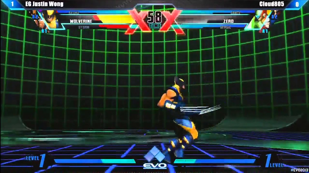 UMVC3 EVO 2013 Top 8 Cloud805 vs  Justin Wong