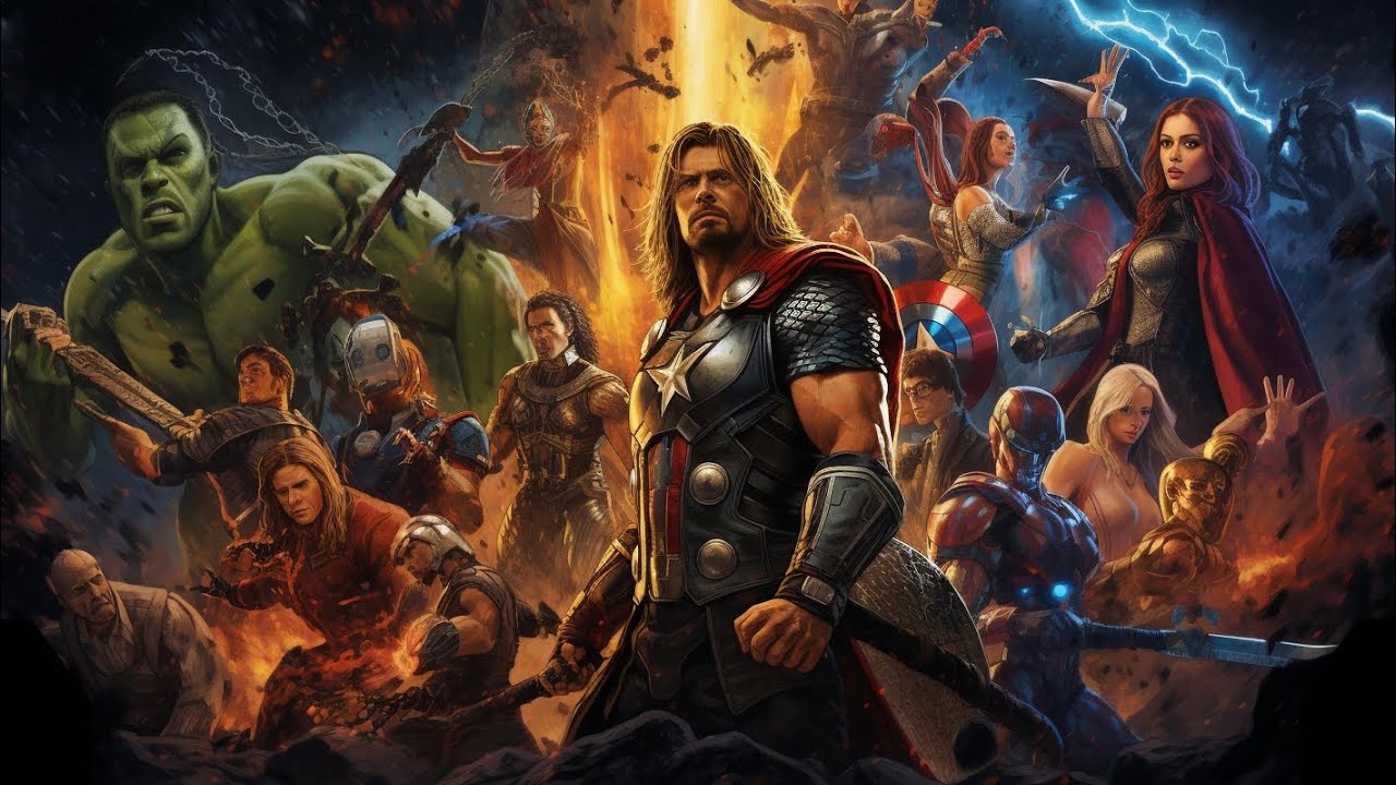 SUPERHEROES - DARK FANTASY version | all characters | #superhero #dccomics #darkfantasyart #avengers