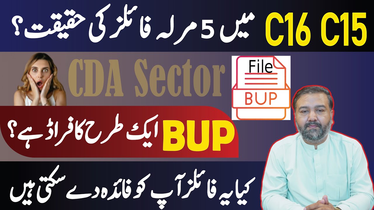 5 Marla BUP Files In CDA Sector C15&C16 | BUP Files | CDA Sector | InvestorsPoint