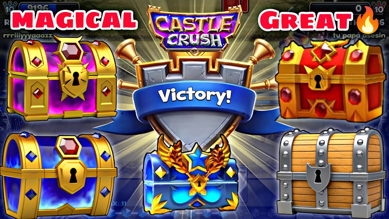 Castle Crush 🤯 Recently Got All MAGICAL + GREAT Chests 🔥 Great Chest Open 🤯 Castle Crush Gameplay