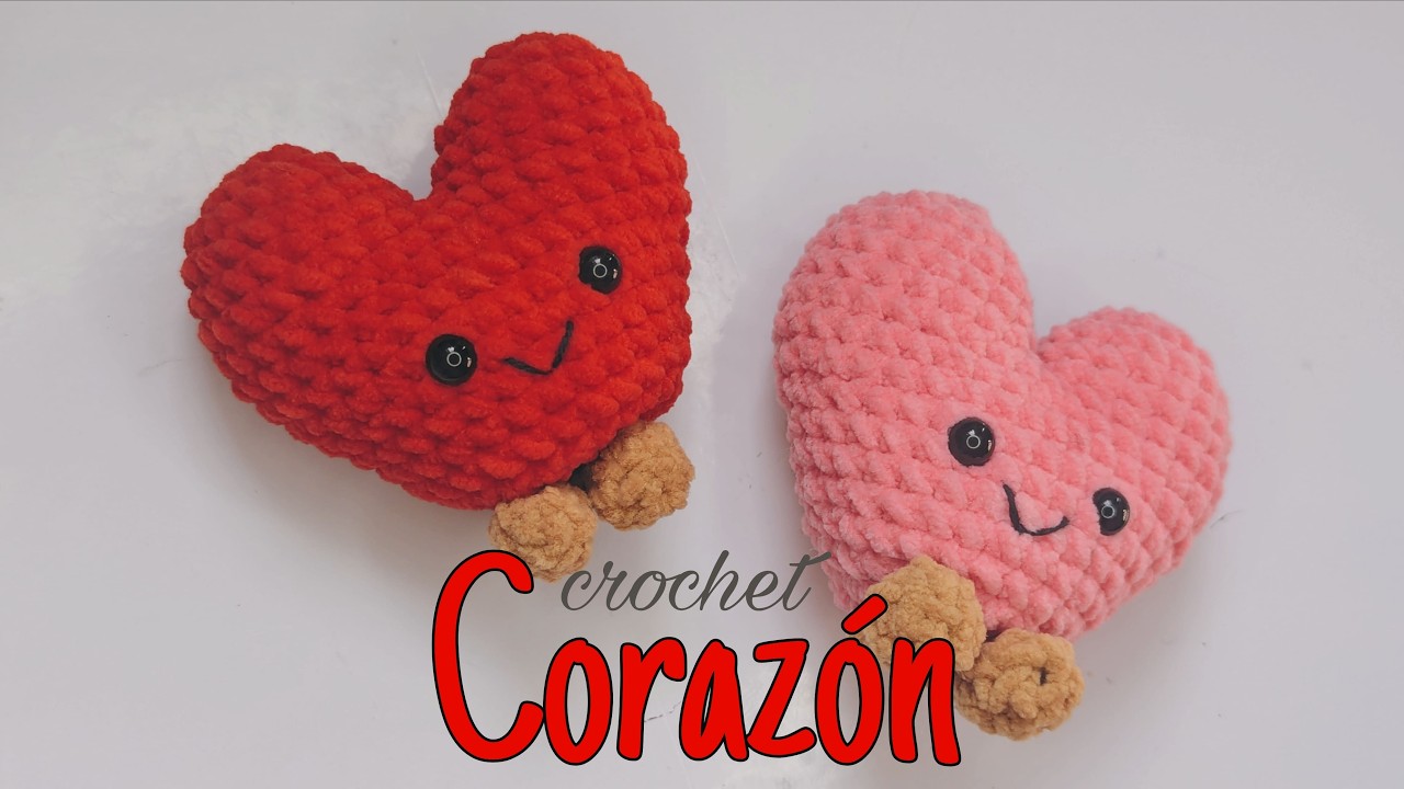 Como tejer un corazon a crochet / crochet San Valentin / Sub. Eng | Little Hope