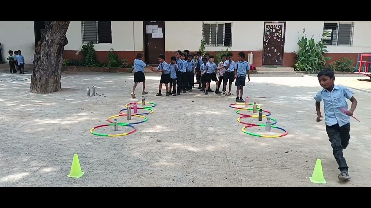 Champs PE games Bhashyam school @ Yemmiganur 
