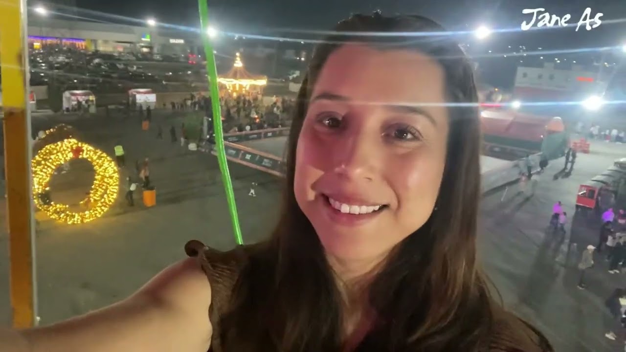 Brilla Juárez fuimos ala feria naviena 🎄💚🌮🎅