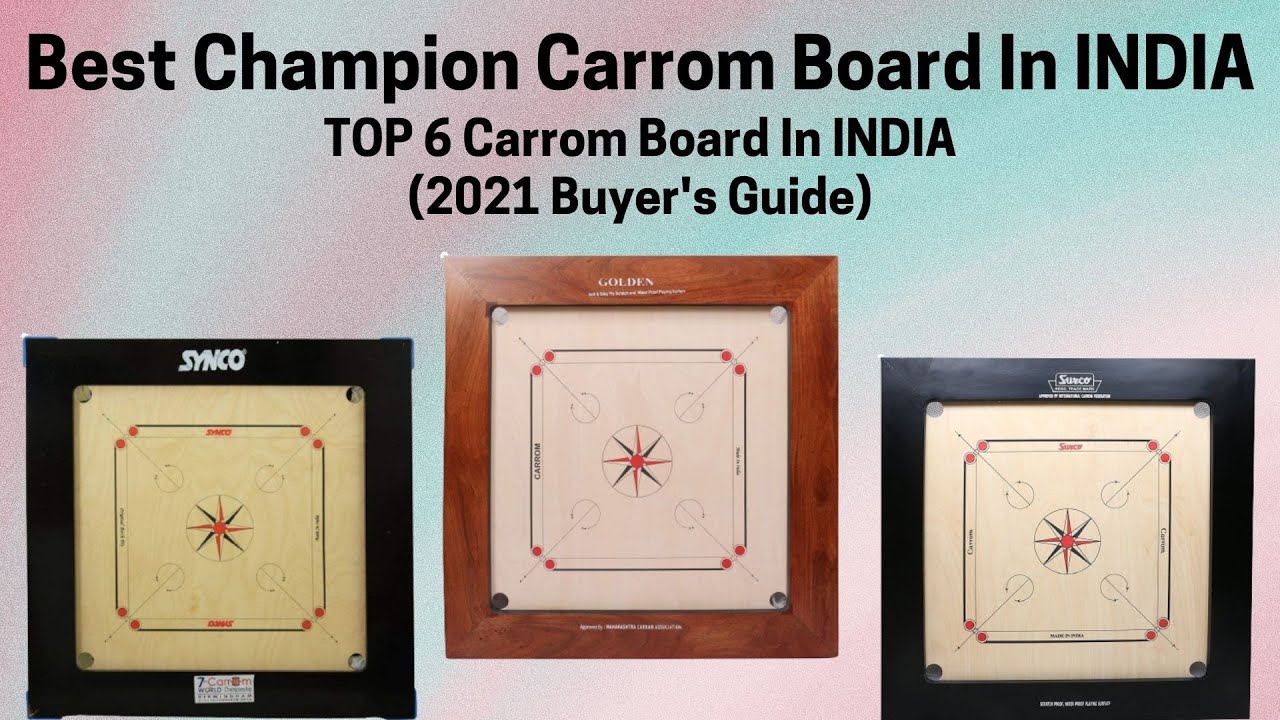 Best Champion Carrom Board in India 2021 Buyer's Guide Top 5 Best Carrom Board to Buy