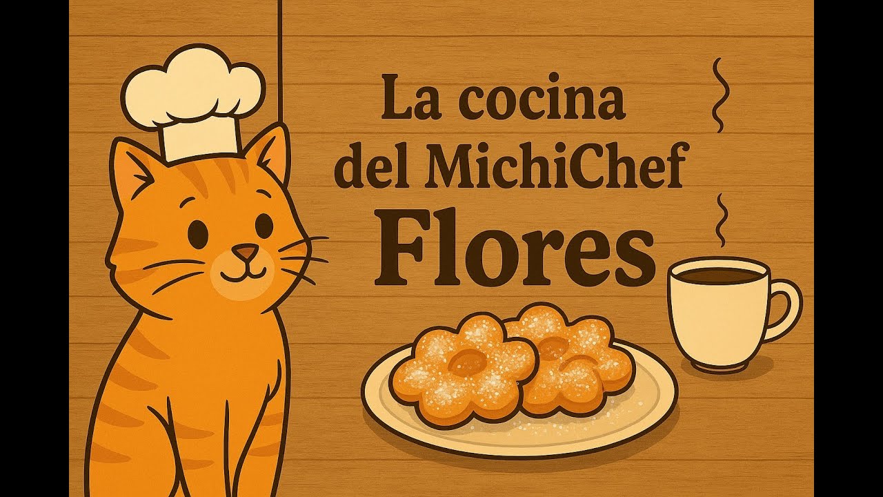 Flores, para desayunar o merendar con lo que querais por encima