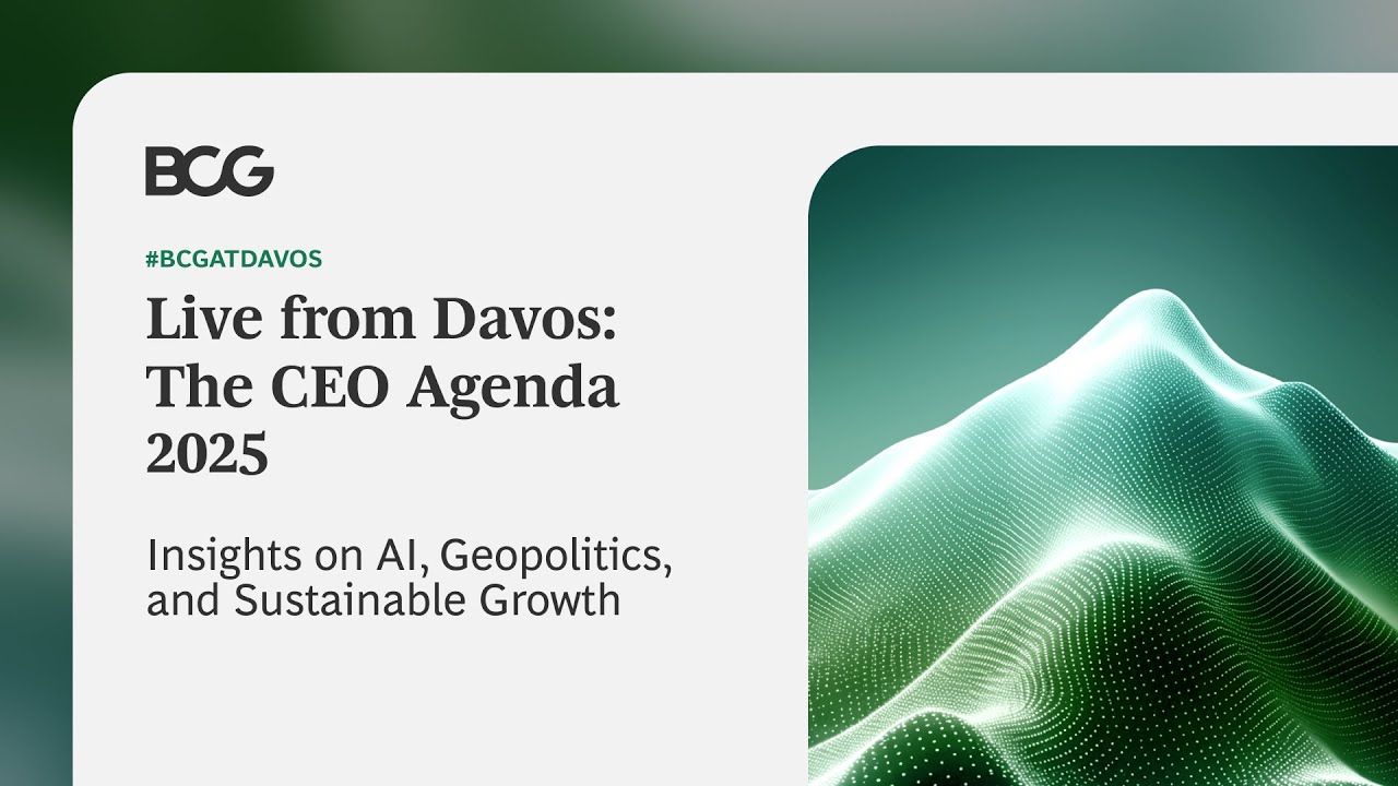 The CEO Agenda 2025 &ndash; Insights on AI, Geopolitics, and Sustainable Growth (Full Version)