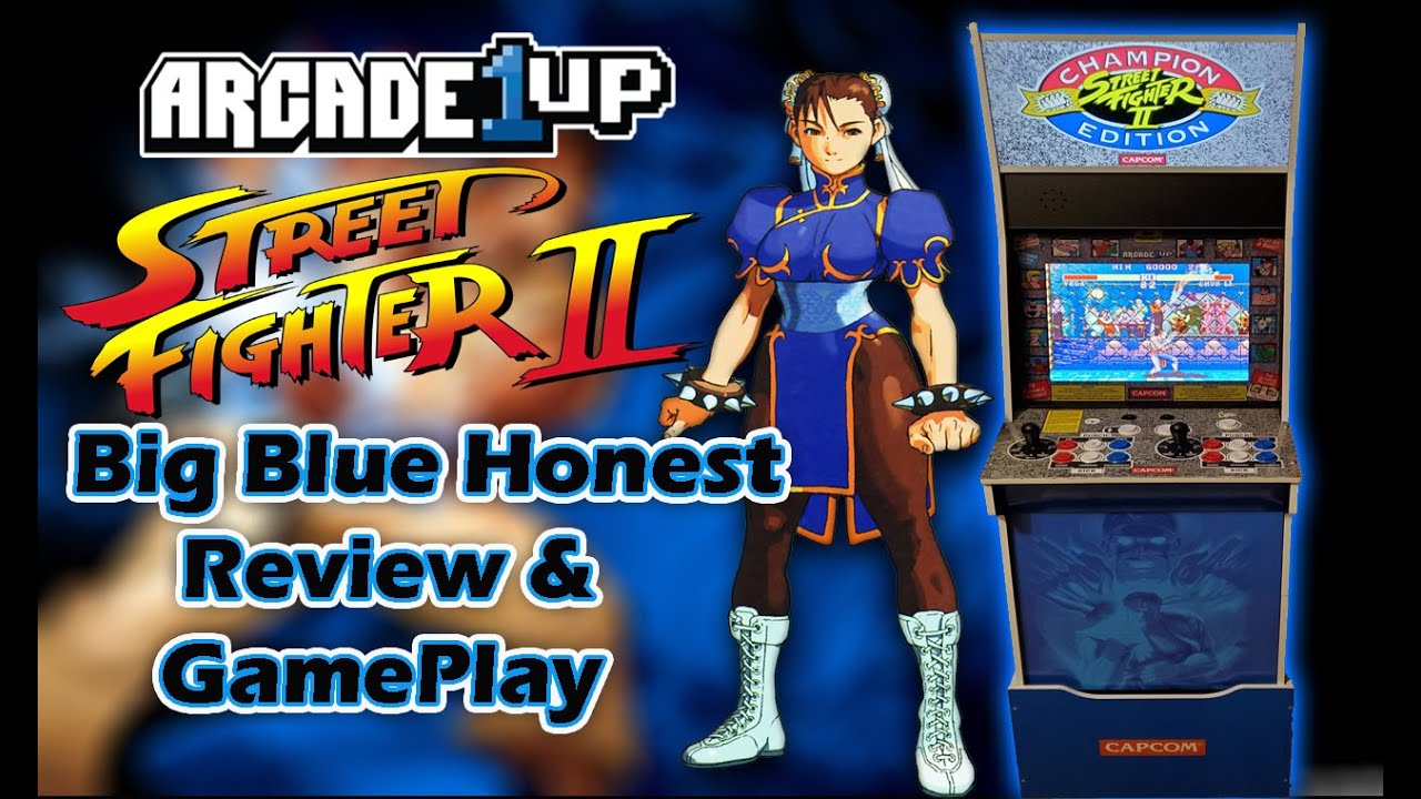 Обзор и геймплей игры Street Fighter Big Blue от Arcade1up!!