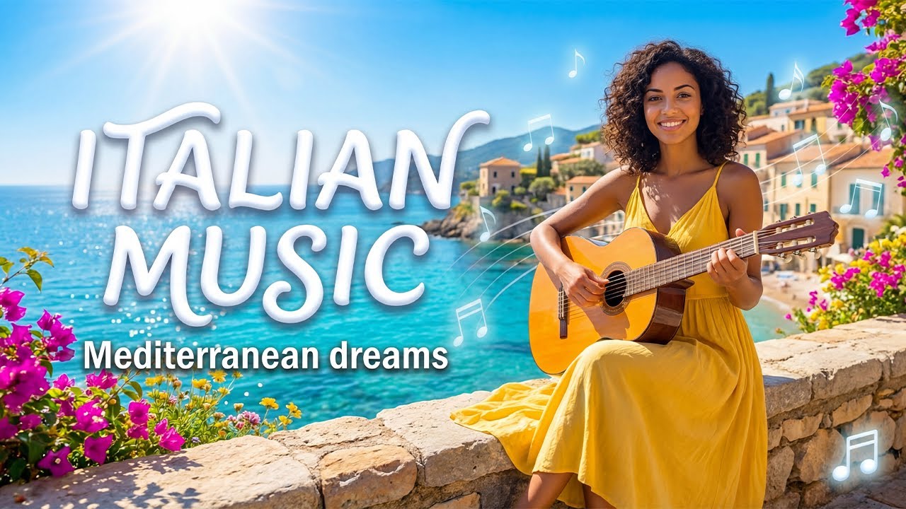 Most Beautiful Italian Guitar | Relaxing Melodies with Scenic Italy Nature Views