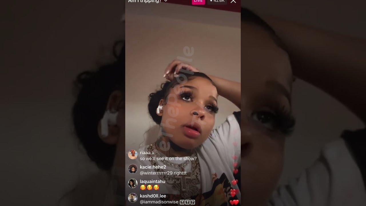 Chrisean Talks About Her Family Blueface and Pregnancy On IG Live Part 1