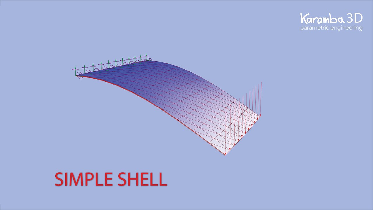 Karamba3D Tidbits #18 - Simple Shell