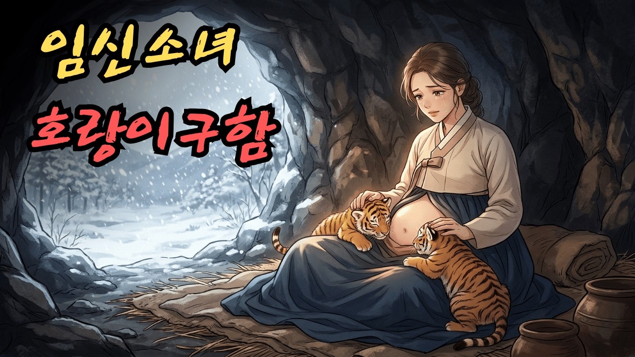 임신 8개월 차였던 한 마을 소녀가 자신의 모유로 새끼 호랑이들의 목숨을 구했습니다. |민담 |전설 |설화 |옛날이야기 |오디오북