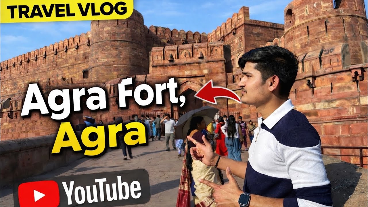 Agra Fort Vlog: The Most Beautiful Fort in India?🇮🇳 