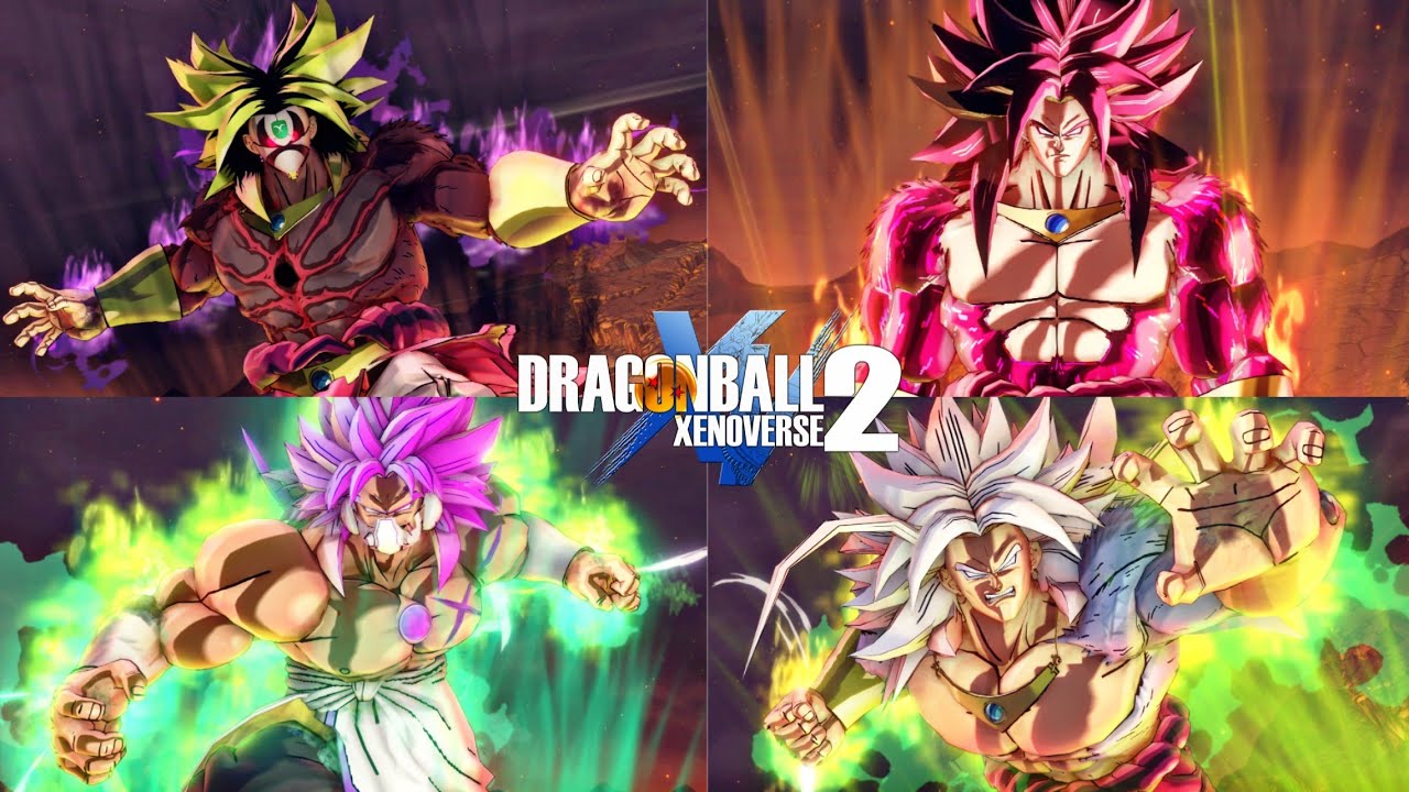 Broly Best Transformations Mod | Dragon Ball Xenoverse 2 Mod